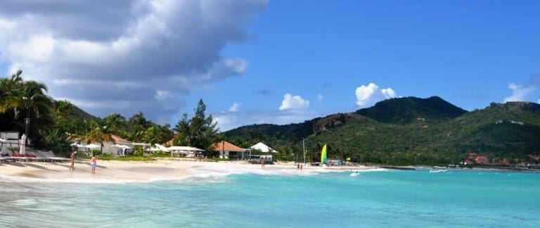 La Plage de St Jean at St Barthelemy