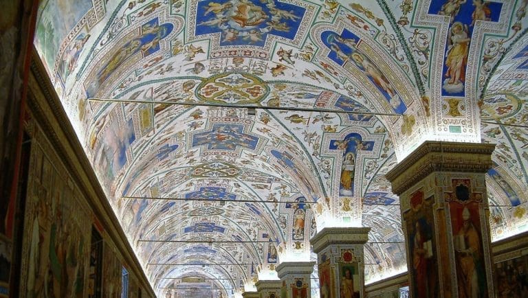 Ceiling of the Vatican Library