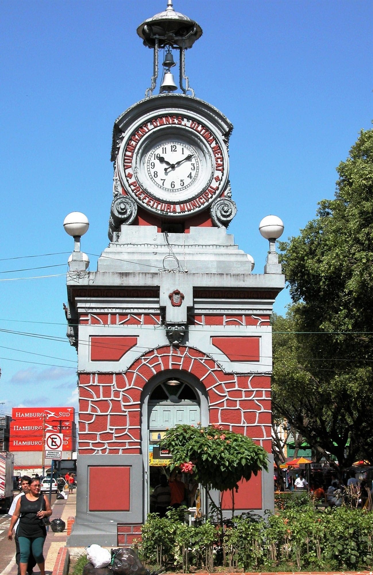 Clock tower in Manaus, Brazil
