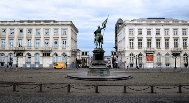 The Place Royale (Royal Square) in Brussels, Belgium